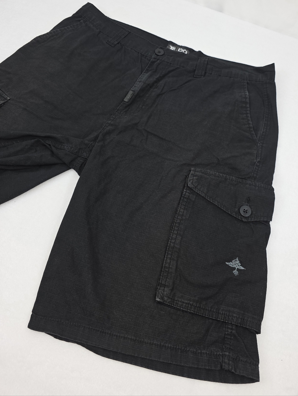 Lrg Men's Black Cargo Shorts with Utility Pockets Size 36 AG-3463 - Picture 4 of 10